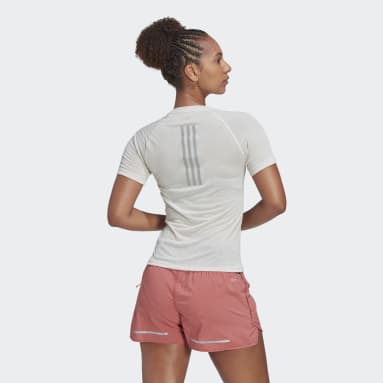 T-shirt de running X-City Beige Femmes Running