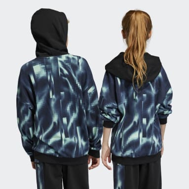 Børn Sportswear Grøn ARKD3 Loose Fit hættetrøje