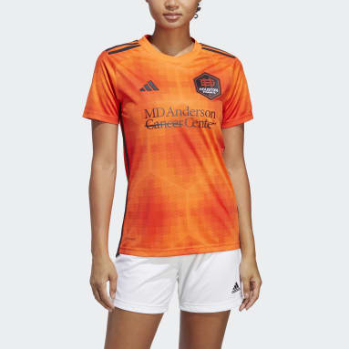 Women's Soccer Orange Houston Dynamo 23/24 Home Jersey