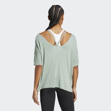 T-shirt Yoga Studio Oversized vert Femmes Studio