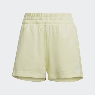 Frauen Originals Tennis Luxe 3-Streifen Shorts Gelb