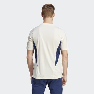 Heren Voetbal wit Italië Tiro 23 Training Voetbalshirt