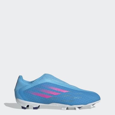 Football Blue X Speedflow.3 Laceless Firm Ground Boots