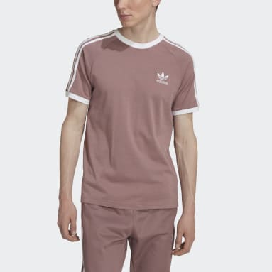 T-shirt Adicolor Classics 3-Stripes Violet Hommes Originals