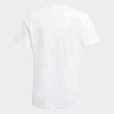 Polera Logo Blanco Niño Sportswear