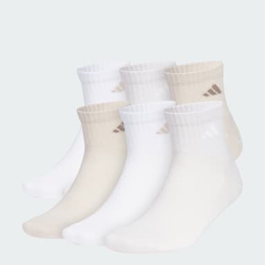 Athletic Cushioned Quarter Socks 6 Pairs