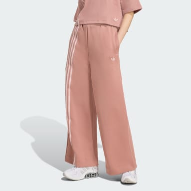 Off Placed 3-Stripes Wide Bukse