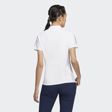 Women Golf White 3S 에어로레디 폴로 셔츠