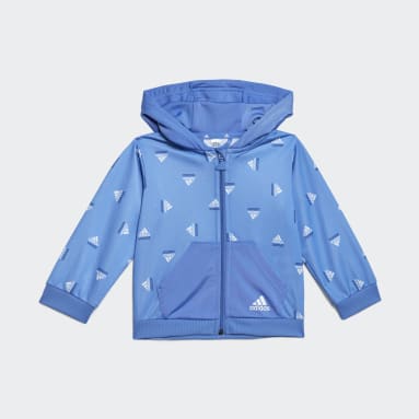 Deti Sportswear modrá Tepláková súprava Brandlove Shiny Polyester