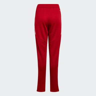 Buy R&B Kids Solid Jogger Pants With Elasticated Waist In Red