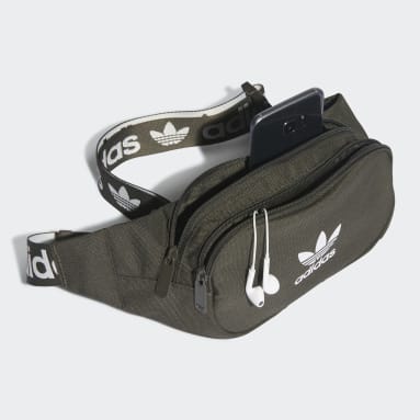 Originals Green ADICOLOR BRANDED WEBBING WAIST BAG