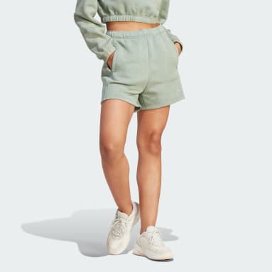 Women's Sportswear Green ALL SZN Fleece Washed Shorts