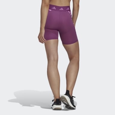 Hyperglam Techfit Zebra High-Waisted Short Leggings Fioletowy