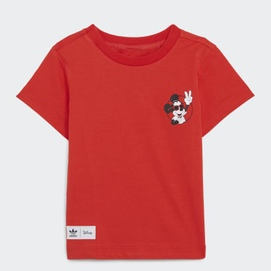 Disney Mickey and Friends T-skjorte Rød