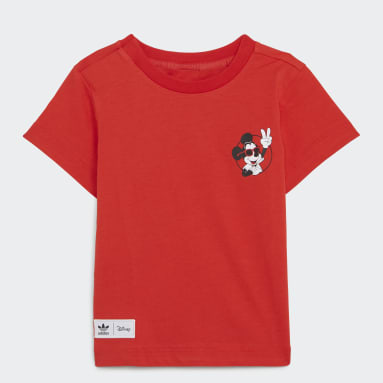 Kinder Originals Disneys Micky Maus und seine Freunde T-Shirt Rot
