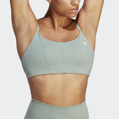 Brassière Yoga Studio Maintien léger vert Femmes Studio