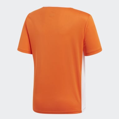 Camiseta Entrada Naranjo Niño Fútbol