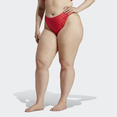Women Originals Red Originals Monogram Bikini Bottoms (Plus Size)