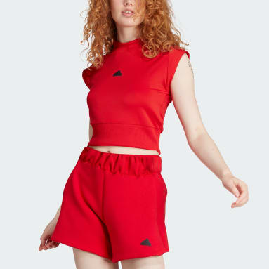Women Sportswear Red adidas Z.N.E. Tee
