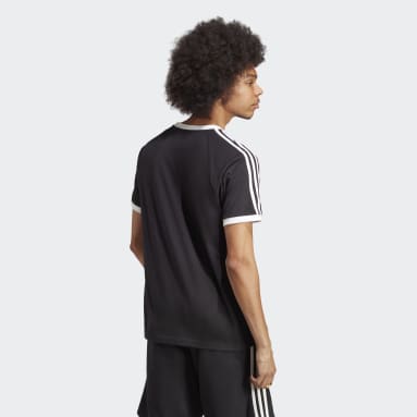 Men Originals Black Adicolor Classics 3-Stripes T-Shirt