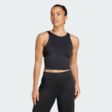 Yoga Crop Tank With Inner Shelf Bra