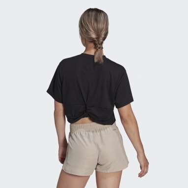adidas T-shirt Oversize Yoga Studio - Roxo