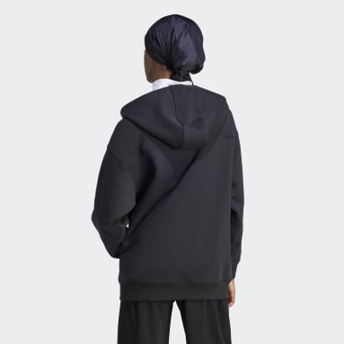 Veste à capuche entièrement zippée à 3 bandes Adicolor Classics Noir Femmes Originals