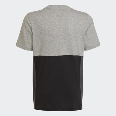 Colourblock T-skjorte Grå