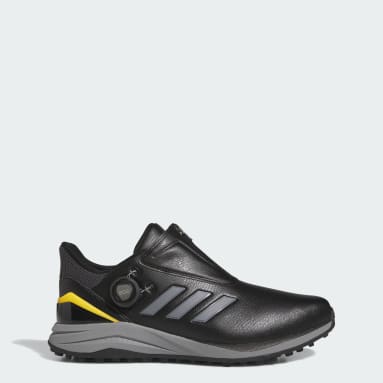 adidas BOAシステム ゴルフシューズ グレー/イエロー adidas ダイヤル式ゴルフシューズ グレー/イエロー ※状態 考慮