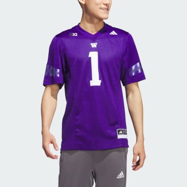 Men's adidas White Washington Huskies Team Baseball Jersey