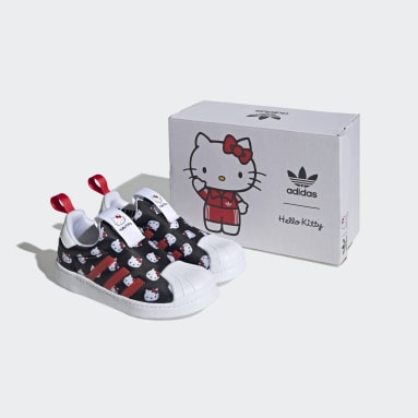 Children Originals White Hello Kitty Superstar 360 Shoes