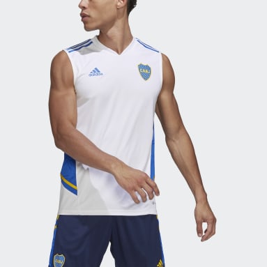 Camiseta Sin Mangas Boca Juniors Condivo 22 Blanco Hombre Fútbol