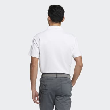 Men Golf White AEROREADY Big Badge of Sport Golf Polo Shirt