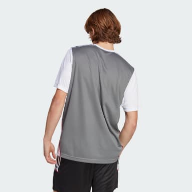 T-Shirt Football-Inspired Regular Fit Short Sleeve Bianco Uomo Fitness & Training