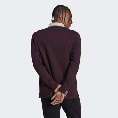 Tyskland Lifestyler Long Sleeve Poloskjorte Rød