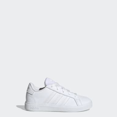 Scarpe da tennis Grand Court Lifestyle Lace-Up Bianco Bambini Sportswear