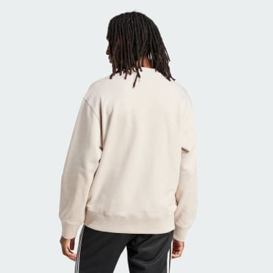 Sweat-shirt en molleton Adicolor Contempo Crew Beige Hommes Originals
