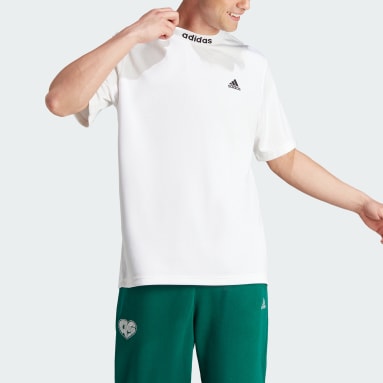 Mænd Sportswear Hvid Mesh-Back T-shirt