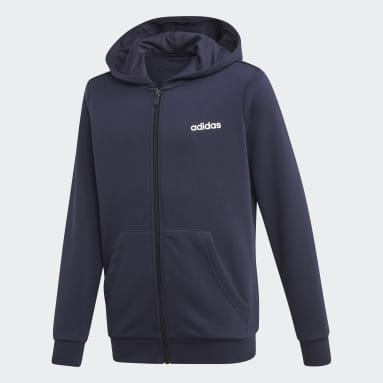 Campera Essentials Linear Azul Niño Sportswear