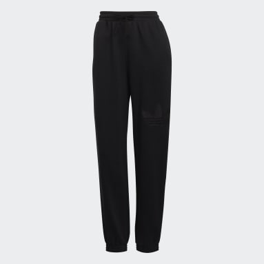 Women Originals Black Cuffed Jogger Pants