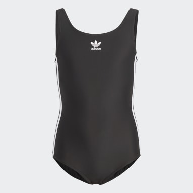Girls Originals Sort Originals Adicolor 3-Stripes badedragt