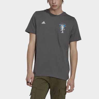 Remera Messi Fútbol Icon Estampada Gris Hombre Fútbol