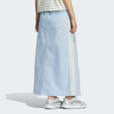 CHÂN VÁY DENIM DÁNG RỘNG STADIUM CHROME