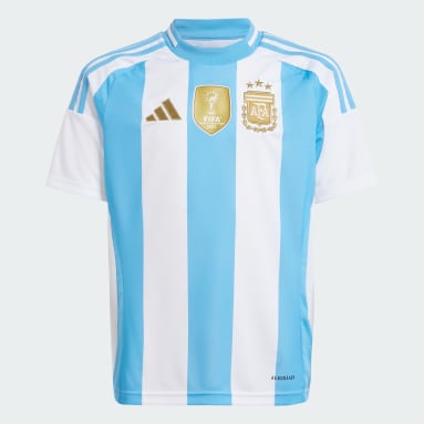 Camiseta Local Selección Argentina 24 Niños Blanco Niño Fútbol