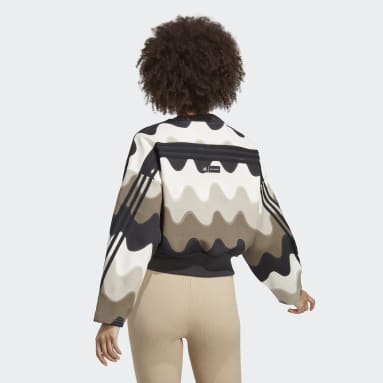 Ženy Sportswear bílá Mikina adidas x Marimekko Future Icons 3-Stripes