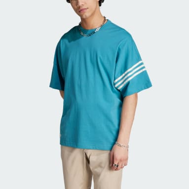 Remera Adicolor Neuclassics Turquesa Hombre Originals