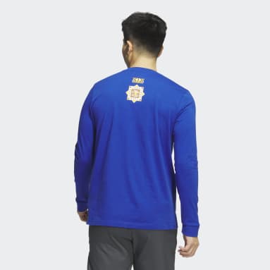 adidas RIFTA City Boy Long Sleeve Oversized Shirt - Blue