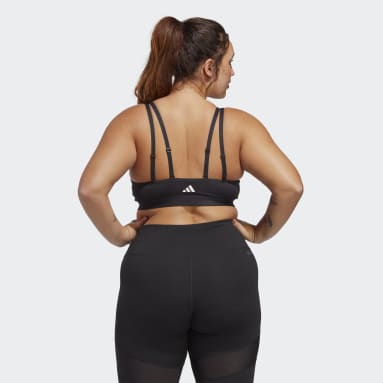 Sujetador Training Light-Support (Tallas grandes) Negro Mujer Gimnasio Y Entrenamiento