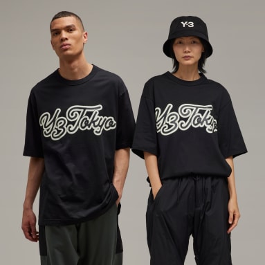 Y-3 Black Y-3 Graphic Short Sleeve Tee
