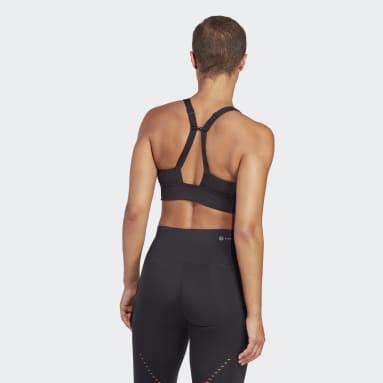 Sujetador Powerimpact Luxe Training Medium-Support HIIT Negro Mujer Gimnasio Y Entrenamiento